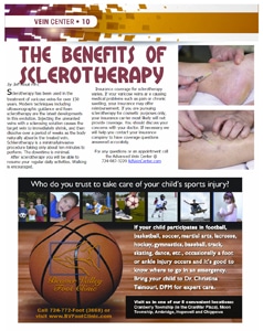 Magazine Article Sclerotherapy 